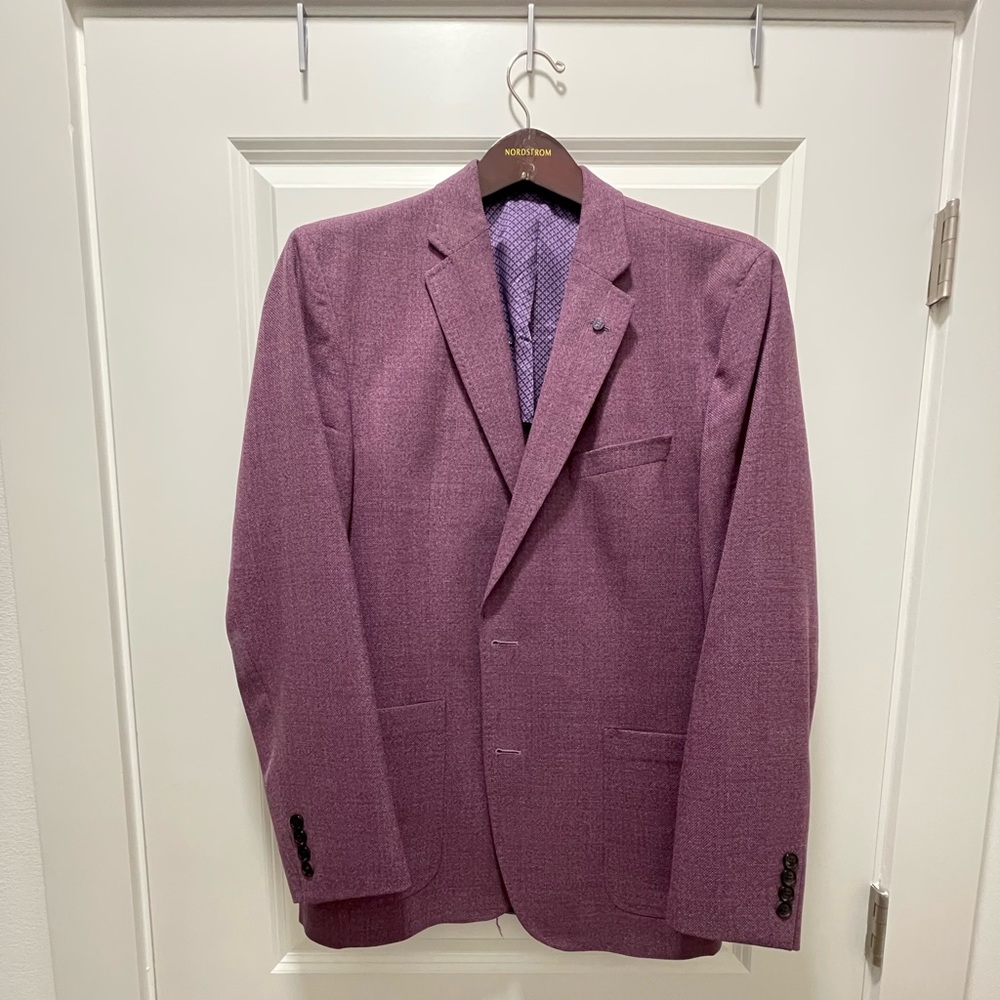 Ted Baker Soft Construction Linen Blend Sport Coat